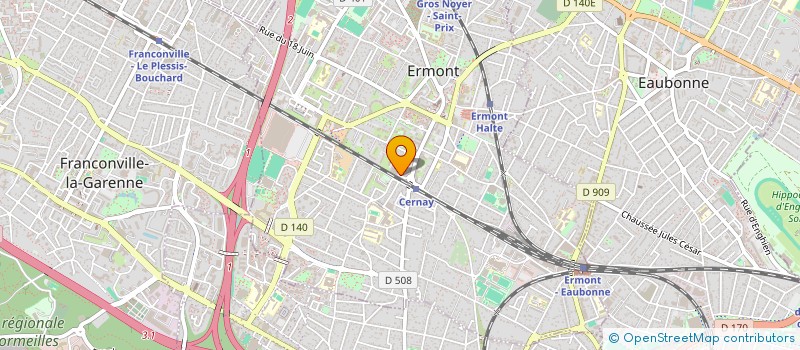 localisation de l'entreprise MADAME JULIE NOEL  ERMONT