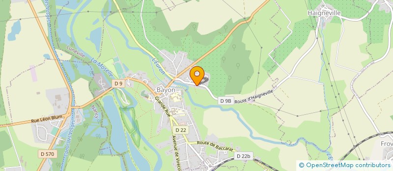 localisation de l'entreprise MADAME JULIE NOEL  BAYON