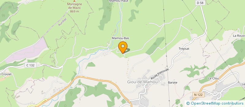 localisation de l'entreprise MADAME JULIE NOLORGUES à GIOU-DE-MAMOU