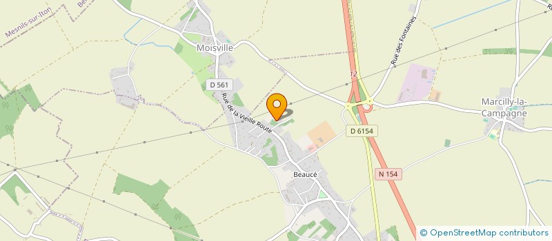 localisation de l'entreprise MADAME JULIE NONCHE  MARCILLY LA CAMPAGNE