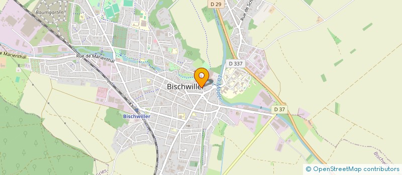 localisation de l'entreprise MADAME JULIE NTUMBA MUKEBA  BISCHWILLER