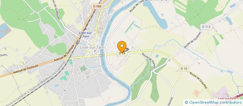 localisation de l'entreprise MADAME JULIE OLIVET  MONTANS