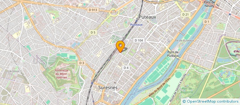 localisation de l'entreprise MADAME JULIE ORHANT à SURESNES