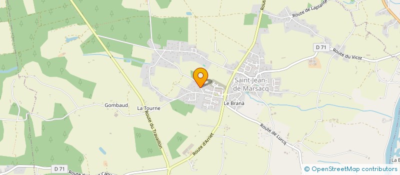 localisation de l'entreprise MADAME JULIE ORRELL  SAINT-JEAN-DE-MARSACQ