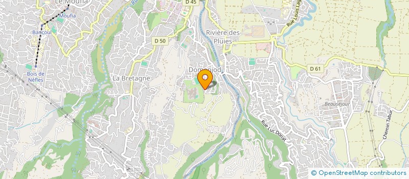 localisation de l'entreprise MADAME JULIE OUCENI  SAINTE-MARIE