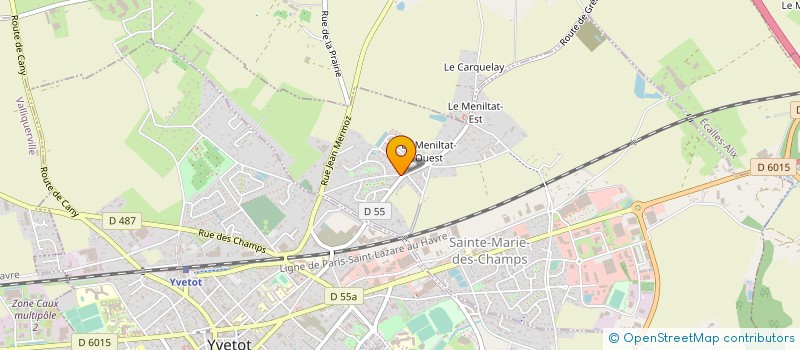 localisation de l'entreprise MADAME JULIE OUVRY à SAINTE-MARIE-DES-CHAMPS