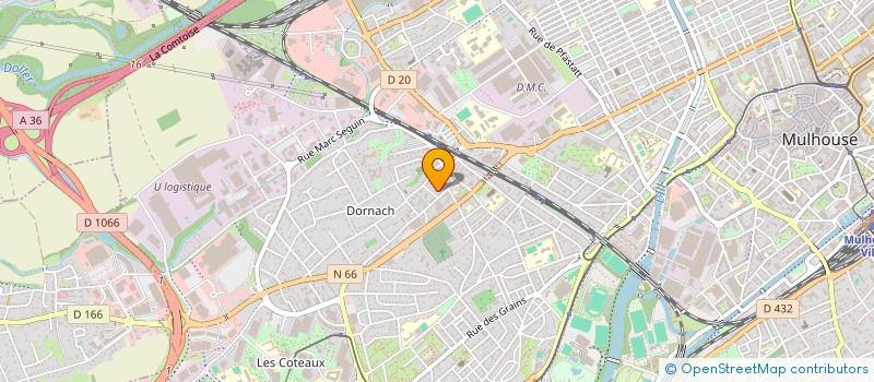 localisation de l'entreprise MADAME JULIE PADERE à MULHOUSE