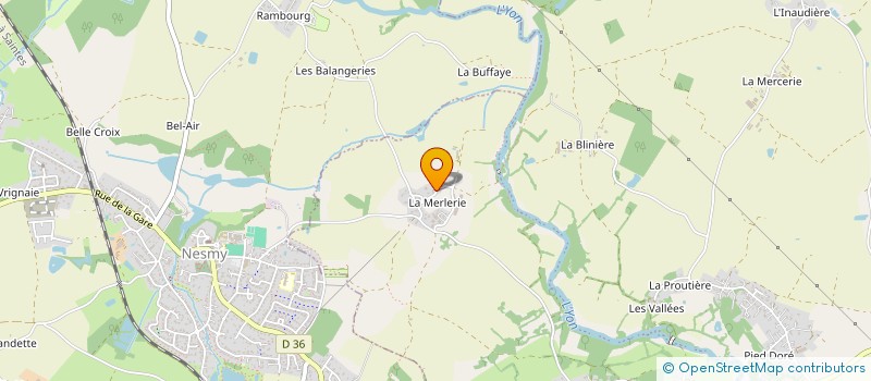 localisation de l'entreprise MADAME JULIE PAGES  RIVES DE L'YON