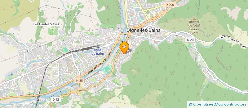 localisation de l'entreprise MADAME JULIE PAITA  DIGNE-LES-BAINS