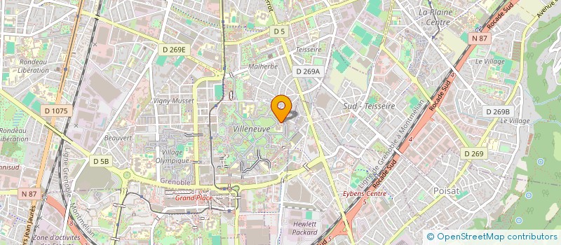 localisation de l'entreprise MADAME JULIE PALISSE  GRENOBLE