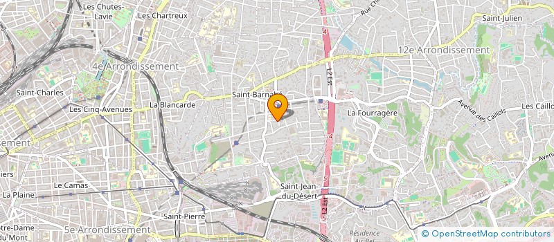 localisation de l'entreprise MADAME JULIE PALMA D'OLIVEIRA  MARSEILLE