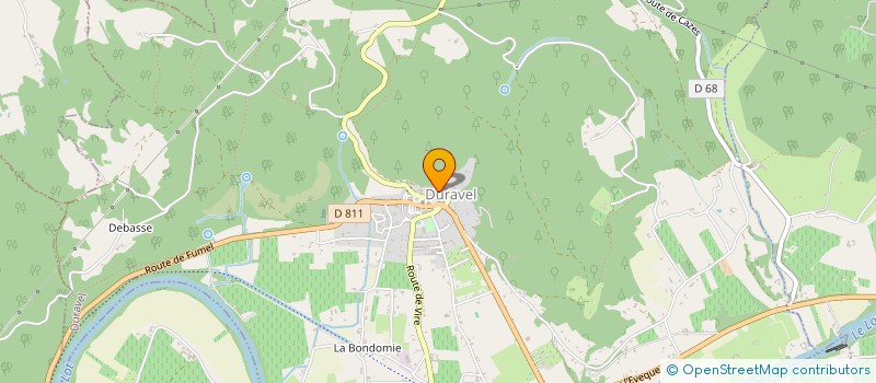 localisation de l'entreprise MADAME JULIE PAMPIN à DURAVEL
