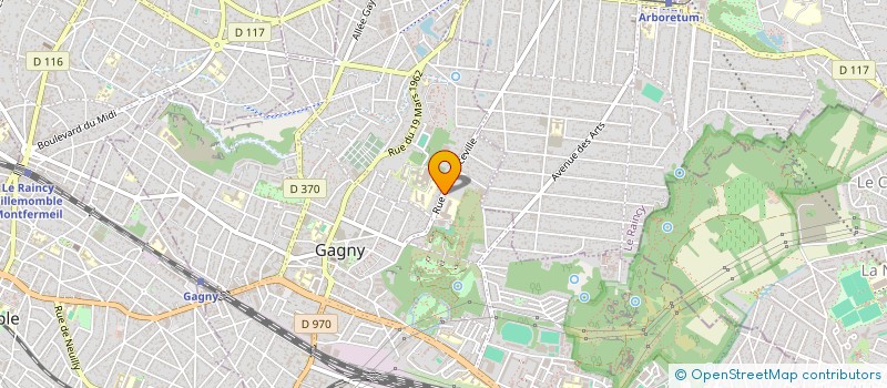 localisation de l'entreprise MADAME JULIE PANCERA  GAGNY