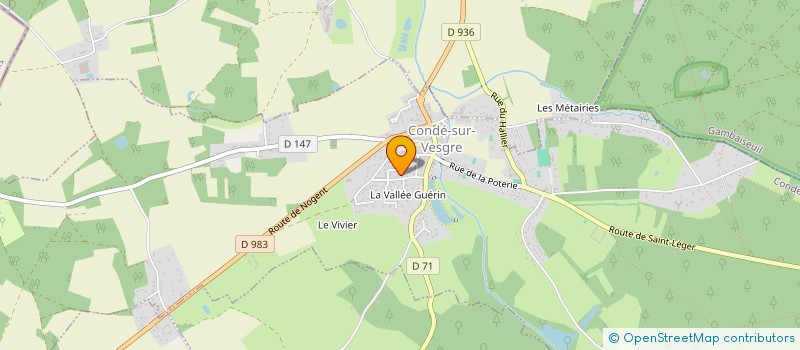 localisation de l'entreprise MADAME JULIE PANIEZ  CONDE-SUR-VESGRE