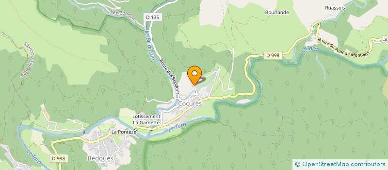 localisation de l'entreprise MADAME JULIE PANTEL  LES BONDONS