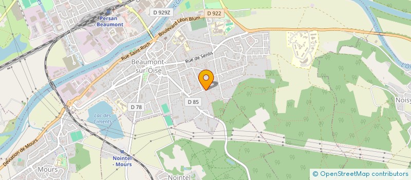 localisation de l'entreprise MADAME JULIE PAPARELLA à BEAUMONT-SUR-OISE