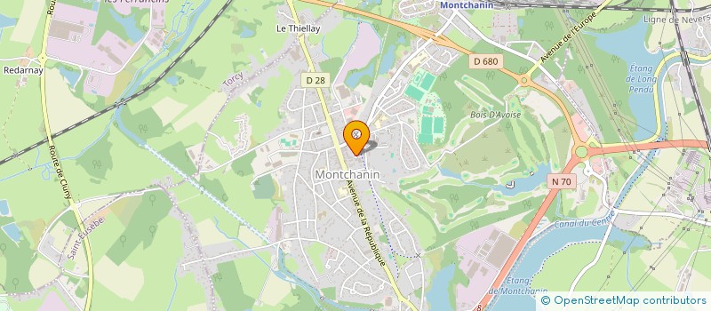 localisation de l'entreprise MADAME JULIE PAPON  MONTCHANIN