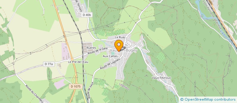 localisation de l'entreprise MADAME JULIE PAQUIN à VAUX-EN-BUGEY