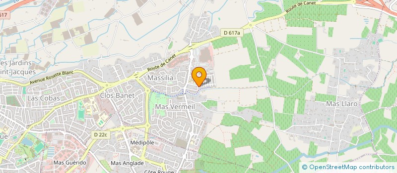 localisation de l'entreprise MADAME JULIE PARCE  PERPIGNAN