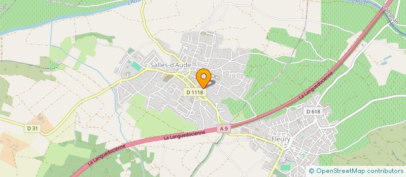 localisation de l'entreprise MADAME JULIE PARDO  SALLES-D'AUDE