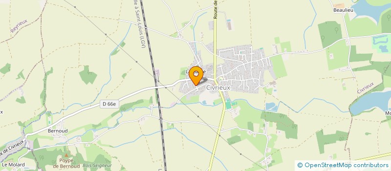 localisation de l'entreprise MADAME JULIE PARIS  CIVRIEUX