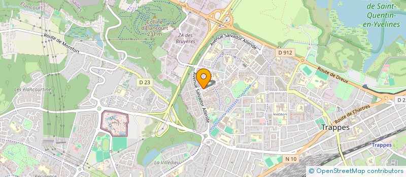 localisation de l'entreprise MADAME JULIE PARRAIN  TRAPPES