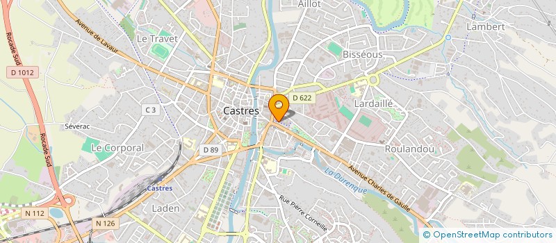 localisation de l'entreprise MADAME JULIE PASTUREL à CASTRES