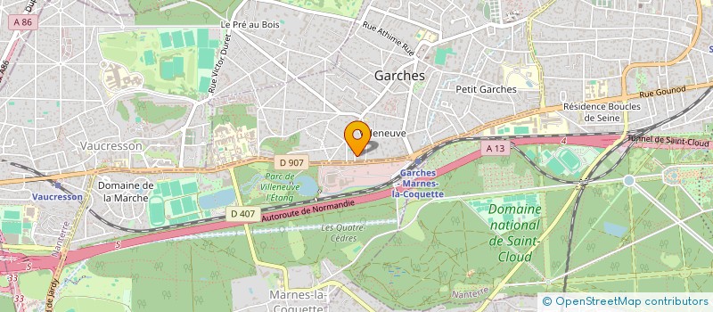 localisation de l'entreprise MADAME JULIE PATRIAT à GARCHES