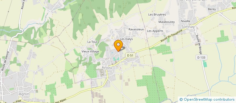 localisation de l'entreprise MADAME JULIE PAUWELS  ANJOU