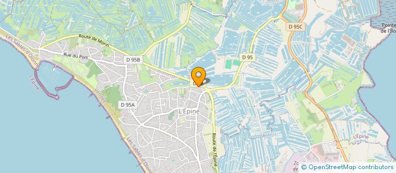 localisation de l'entreprise MADAME JULIE PEAUD  L'EPINE