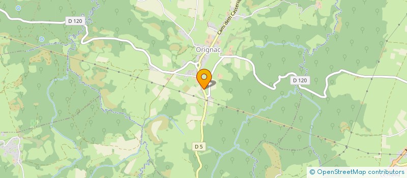 localisation de l'entreprise MADAME JULIE PEBAY  ORIGNAC