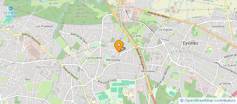 localisation de l'entreprise MADAME JULIE PECRIAUX  LE HAILLAN