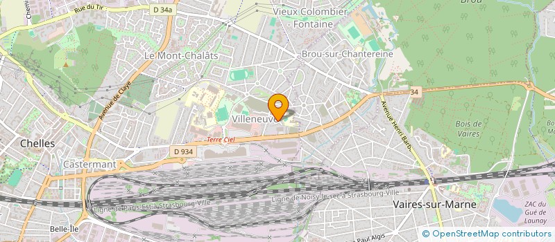 localisation de l'entreprise MADAME JULIE PEINTURIER  CHELLES