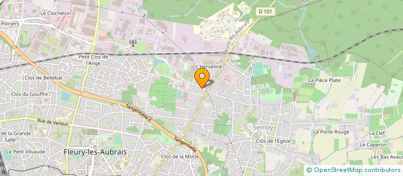 localisation de l'entreprise MADAME JULIE PELHAITRE  FLEURY-LES-AUBRAIS