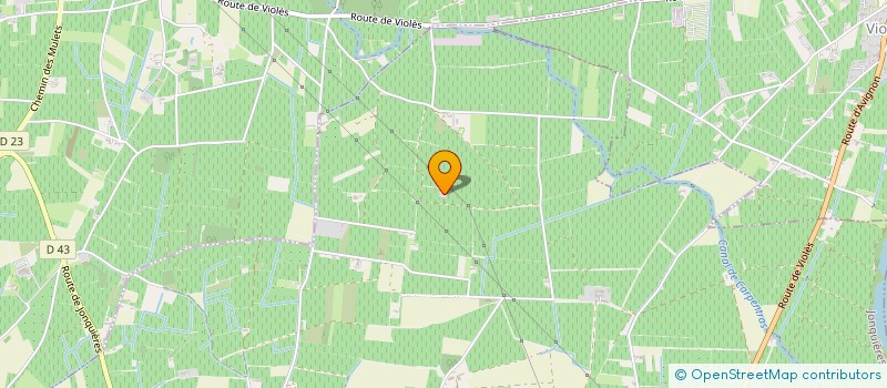 localisation de l'entreprise MADAME JULIE PELLET  JONQUIERES