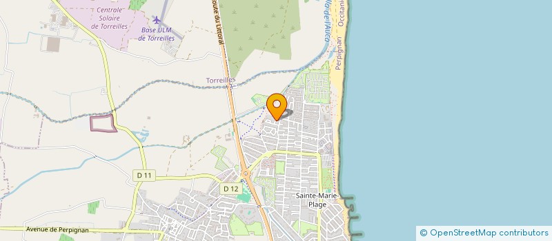 localisation de l'entreprise MADAME JULIE PENARANDA  SAINTE-MARIE-LA-MER