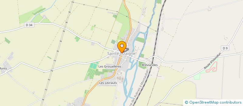 localisation de l'entreprise MADAME JULIE PENNERET à SAINTE-LIZAIGNE