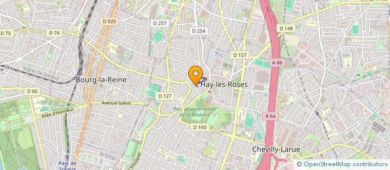 localisation de l'entreprise MADAME JULIE PEREIRA  L'HAY-LES-ROSES