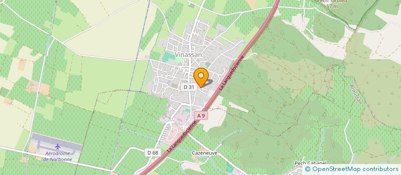 localisation de l'entreprise MADAME JULIE PERES  NARBONNE