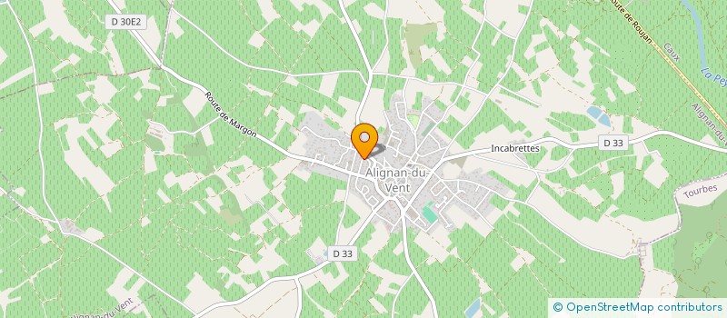 localisation de l'entreprise MADAME JULIE PEREZ  ALIGNAN-DU-VENT