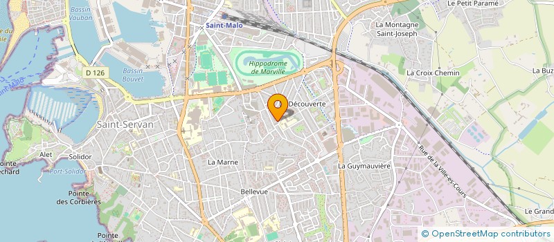 localisation de l'entreprise MADAME JULIE PERIGOIS  SAINT-MALO