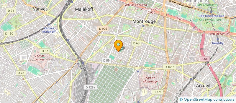 localisation de l'entreprise MADAME JULIE PERIN à MONTROUGE
