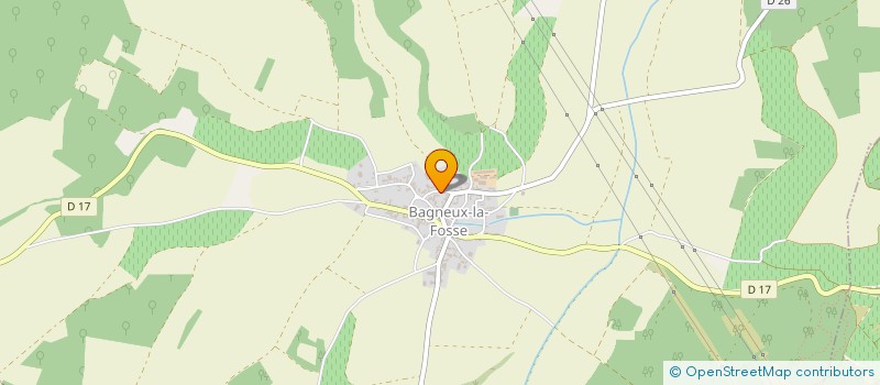 localisation de l'entreprise MADAME JULIE PERRET à BAGNEUX LA FOSSE