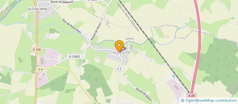 localisation de l'entreprise MADAME JULIE PERRIOT  MARESCHE