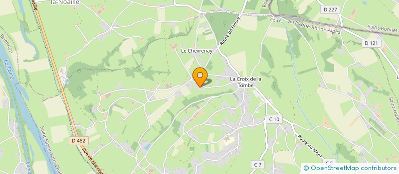 localisation de l'entreprise MADAME JULIE PERROTON  SAINT-NIZIER-SOUS-CHARLIEU