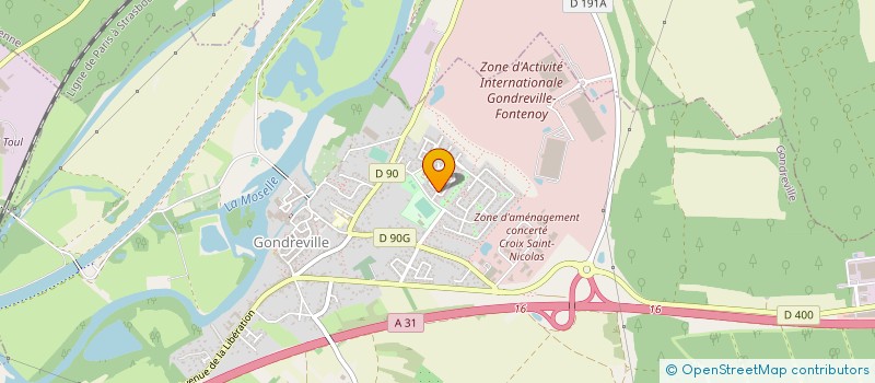 localisation de l'entreprise MADAME JULIE PERROUD  GONDREVILLE