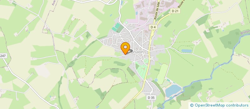 localisation de l'entreprise MADAME JULIE PESLIER  BRULON