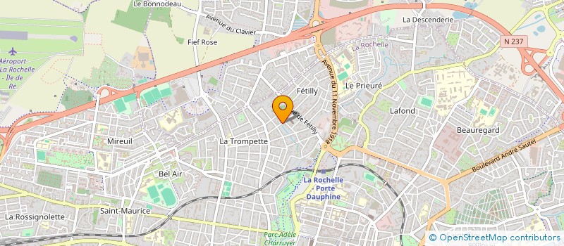 localisation de l'entreprise MADAME JULIE PESQUEREL  LA ROCHELLE