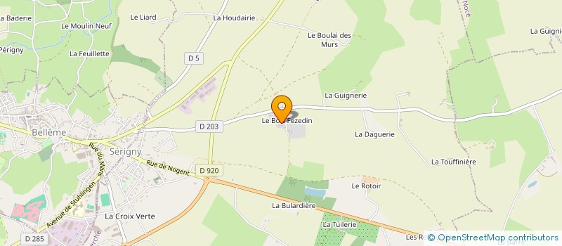 localisation de l'entreprise MADAME JULIE PETEL à BELFORET-EN-PERCHE