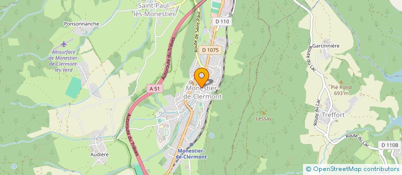 localisation de l'entreprise MADAME JULIE PETIT  MONESTIER-DE-CLERMONT